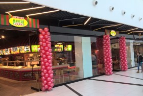 Dekoracje sklepów balonami Ełk