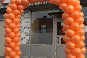 Dekoracje sklepów balonami Ełk